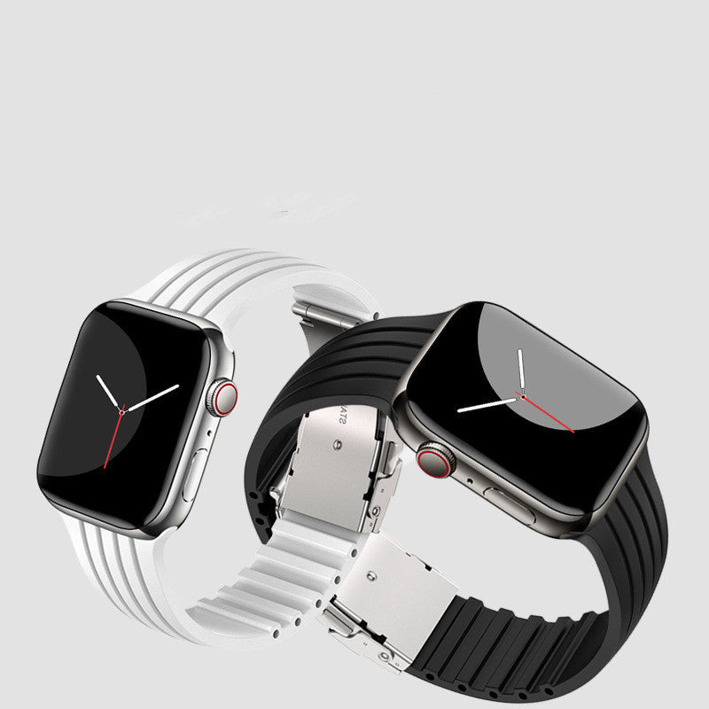 Silicone Stripe Strap for Apple Watch