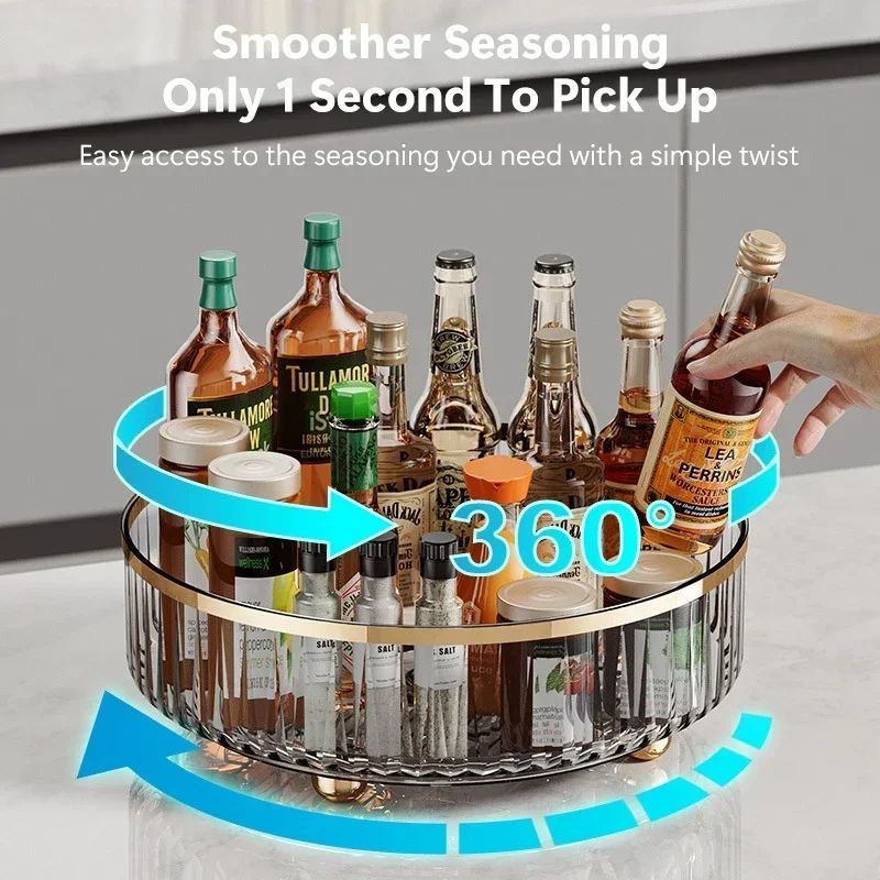 Rotating Cosmetic & Jewelry Organizer Tray