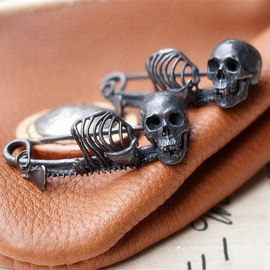 Personalized Skeleton Collar Pin
