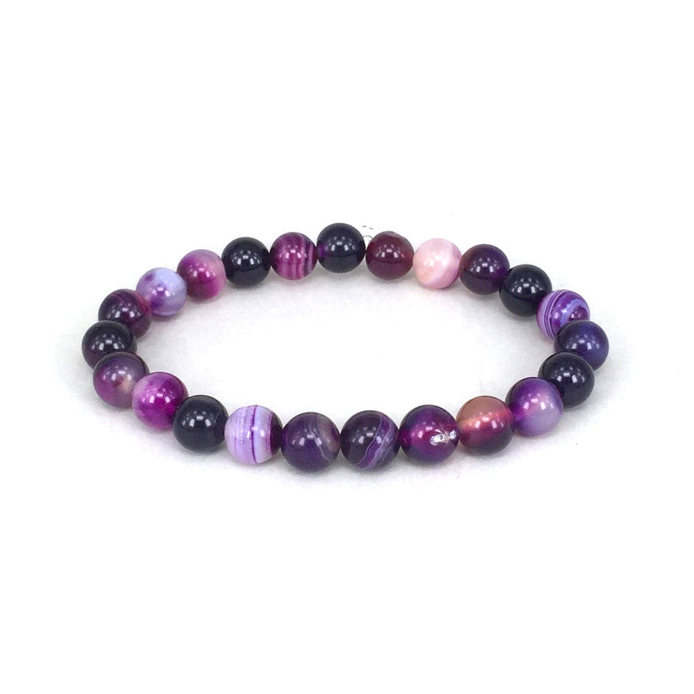 Purple Agate Bracelet