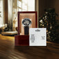 Men's Openwork Watch with Message Card : Gifts for Husband - Our Home Ain't no Castle Our Life Ain't no - For Anniversary, Birthday