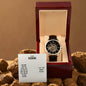 Men's Openwork Watch with Message Card : Gifts for Husband - Our Home Ain't no Castle Our Life Ain't no - For Anniversary, Birthday