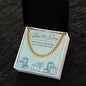 Birthday Gifts for Him: 27th Birthday Gift - Cuban Link Chain with Message Card - For Husband, Boyfriend, Brother, Son, Friend