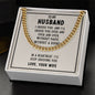 Cuban Link Chain with Message Card : Gifts for Husband - I Choose You and I Will Choose You Over and - For Anniversary, Birthday