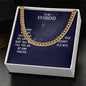 Cuban Link Chain with Message Card : Gifts for Husband - Our Home Ain't no Castle Our Life Ain't no Fairy Tale - For Anniversary, Birthday