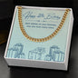 Birthday Gifts for Him: 27th Birthday Gift - Cuban Link Chain with Message Card - For Husband, Boyfriend, Brother, Son, Friend