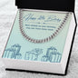 Birthday Gifts for Him: 27th Birthday Gift - Cuban Link Chain with Message Card - For Husband, Boyfriend, Brother, Son, Friend