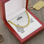 Cuban Link Chain with Message Card : Gifts for Husband - Our Home Ain't no Castle Our Life Ain't no - For Anniversary, Birthday