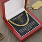 Cuban Link Chain with Message Card : Gifts for Husband - God Doesn't Give the Hardest Battles to his Toughest Warrior - For Anniversary, Birthday