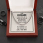 Cuban Link Chain with Message Card : Gifts for Husband - I Choose You and I Will Choose You Over and - For Anniversary, Birthday