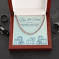 Birthday Gifts for Him: 27th Birthday Gift - Cuban Link Chain with Message Card - For Husband, Boyfriend, Brother, Son, Friend