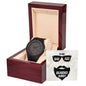Wooden Watch with Message Card : Gifts for Husband -To My Badass Bearded Hubby - For Anniversary, Birthday