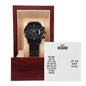 Black Chronograph Watch with Message Card : Gifts for Husband - Our Home Ain't no Castle Our Life Ain't no - For Anniversary, Birthday