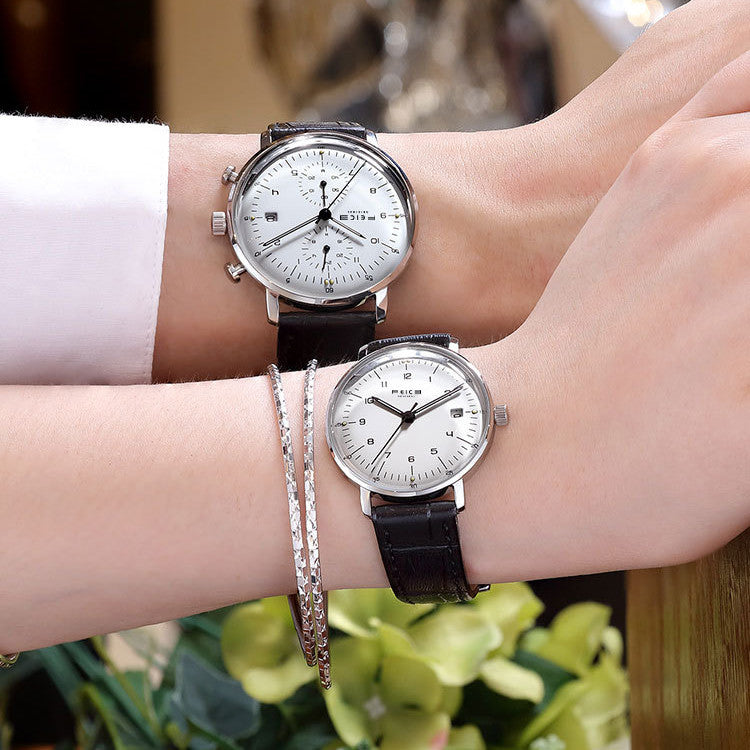 Refined Minimalist Waterproof Couple Watch