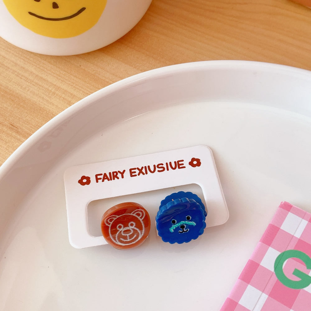 Cute Cartoon Mini Hair Clips for Girls