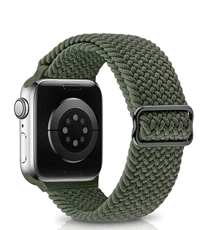 Adjustable Woven Nylon Watchband for Apple Watch