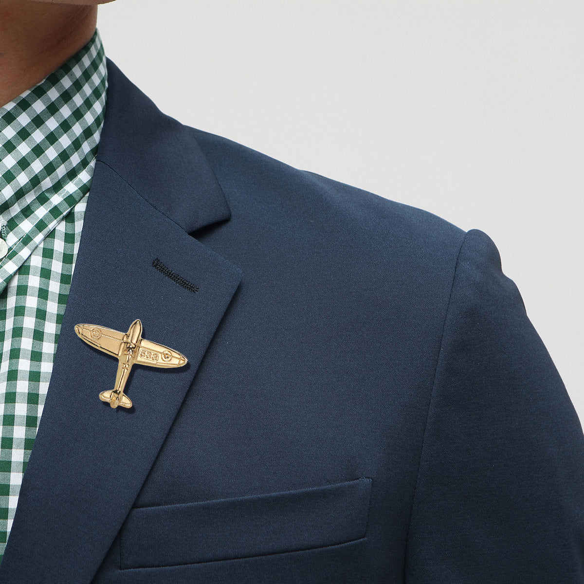 Trendy Small Aircraft Alloy Corsage for Suits & Sweaters