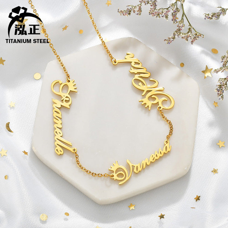 Personalized Multi-Name Necklace