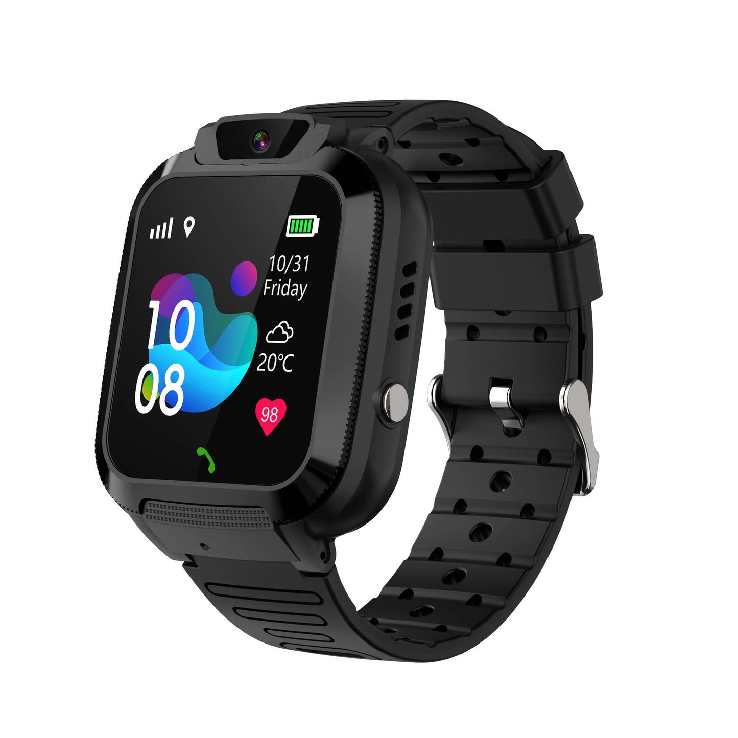 Children's Waterproof Smartwatch with LBS Tracking and Camera