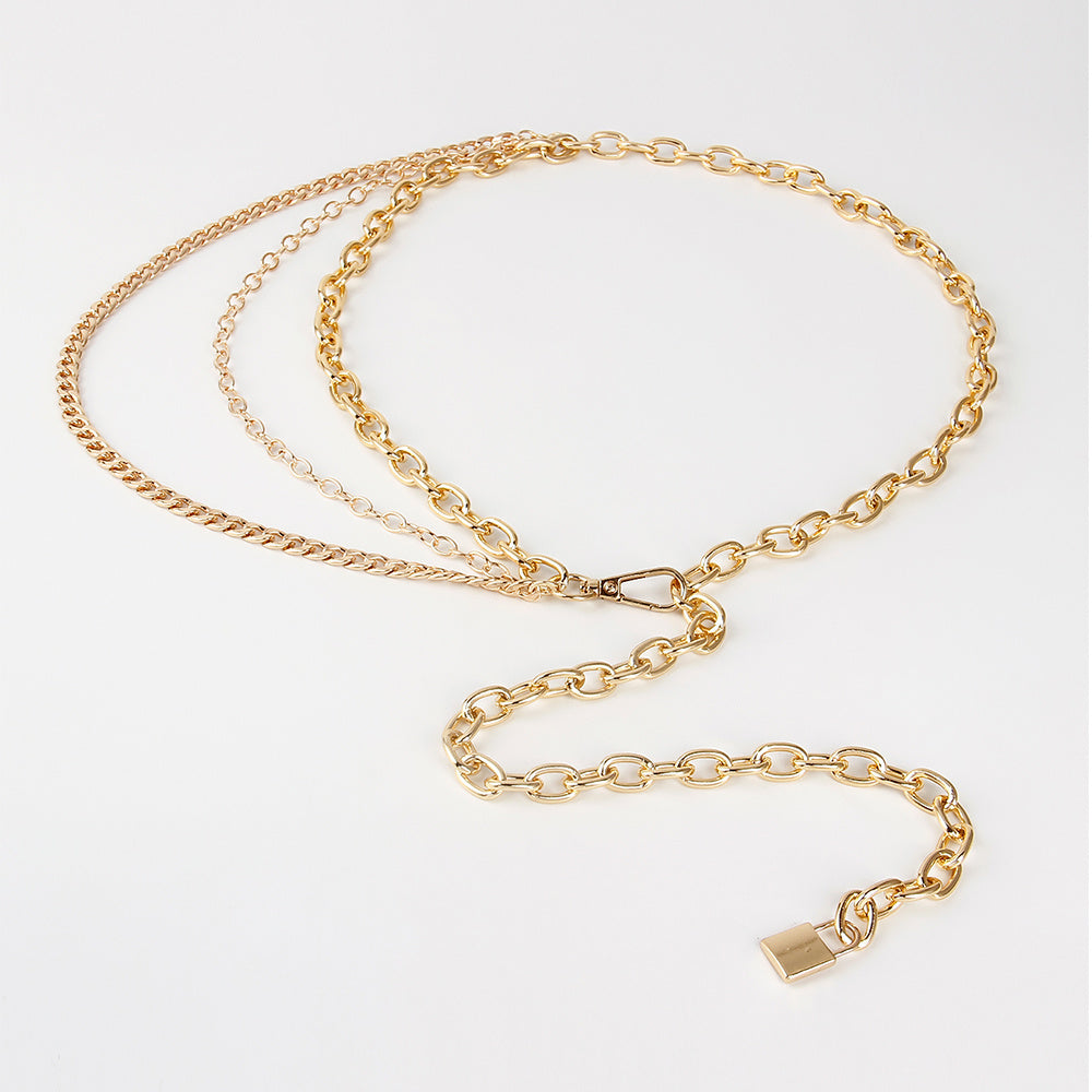 Multilayer Metal Waist Chain Belt - Hip Hop Punk Jewelry for Women