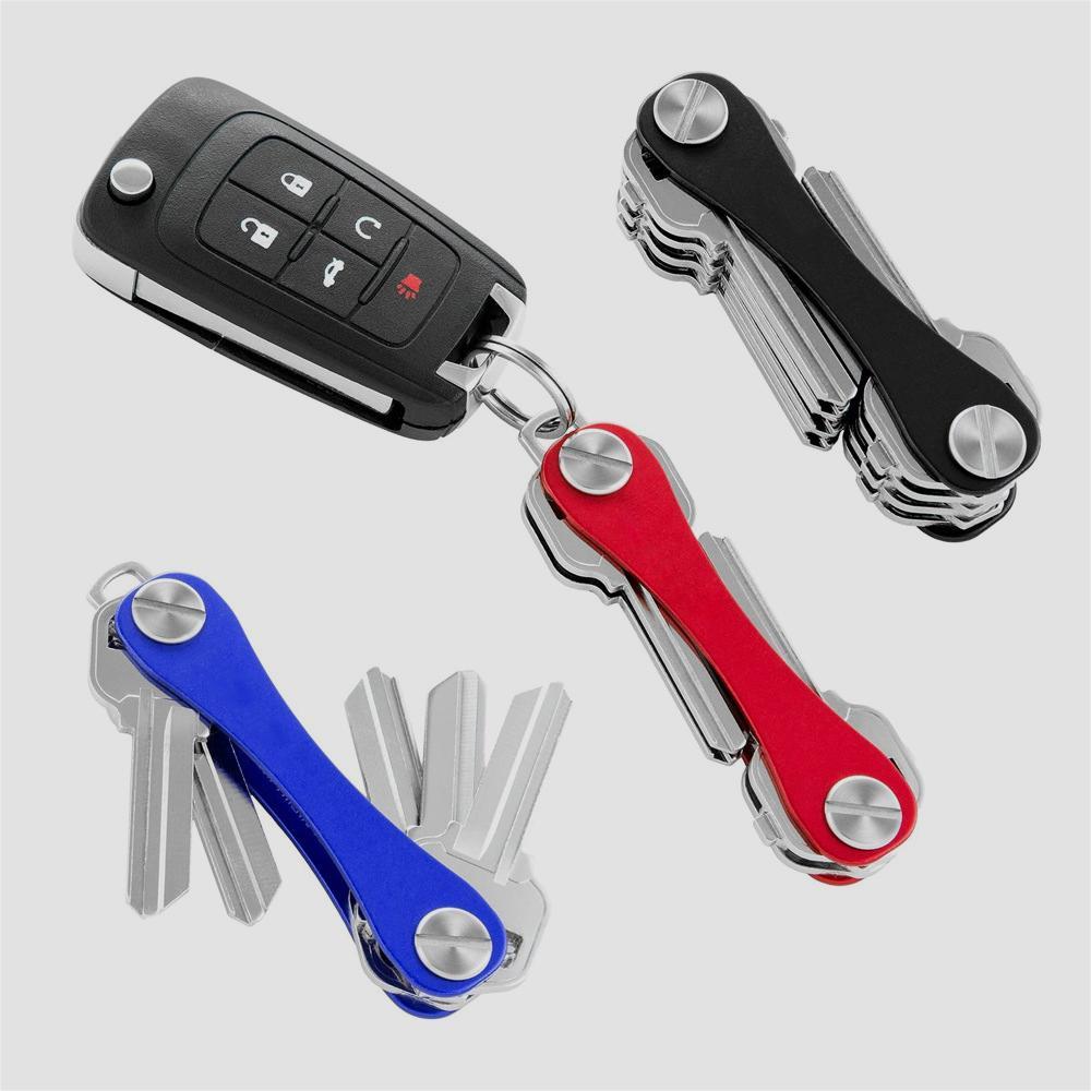 Metal Key Holder Compact Keychain Container