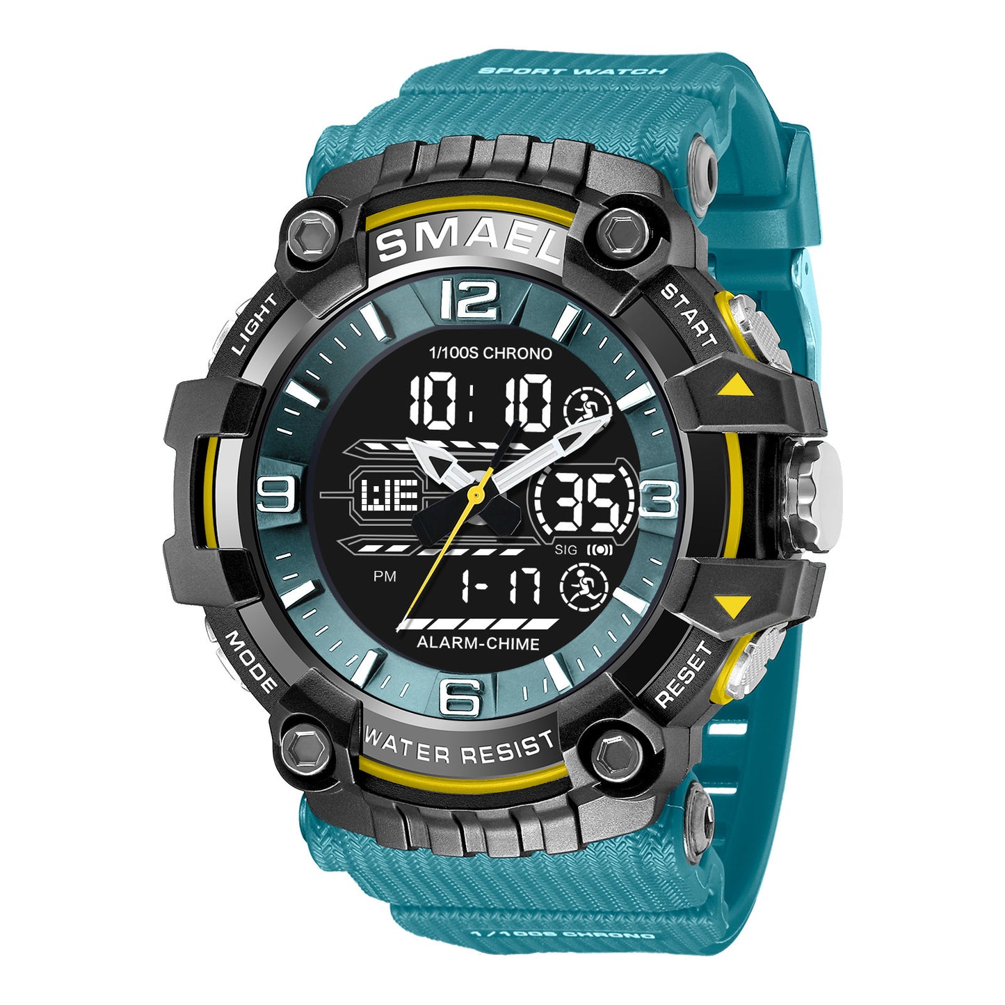 Sporty Luminous Waterproof Alarm Watch
