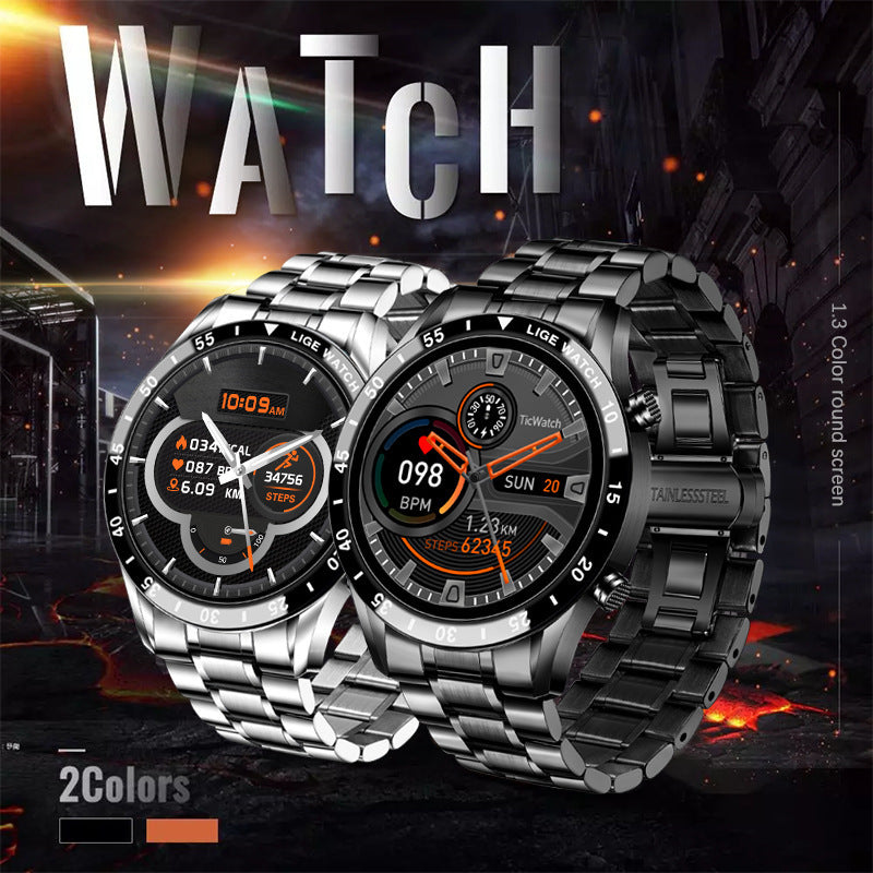 Smart Pedometer Watch with Heart Rate & Blood Oxygen Detection