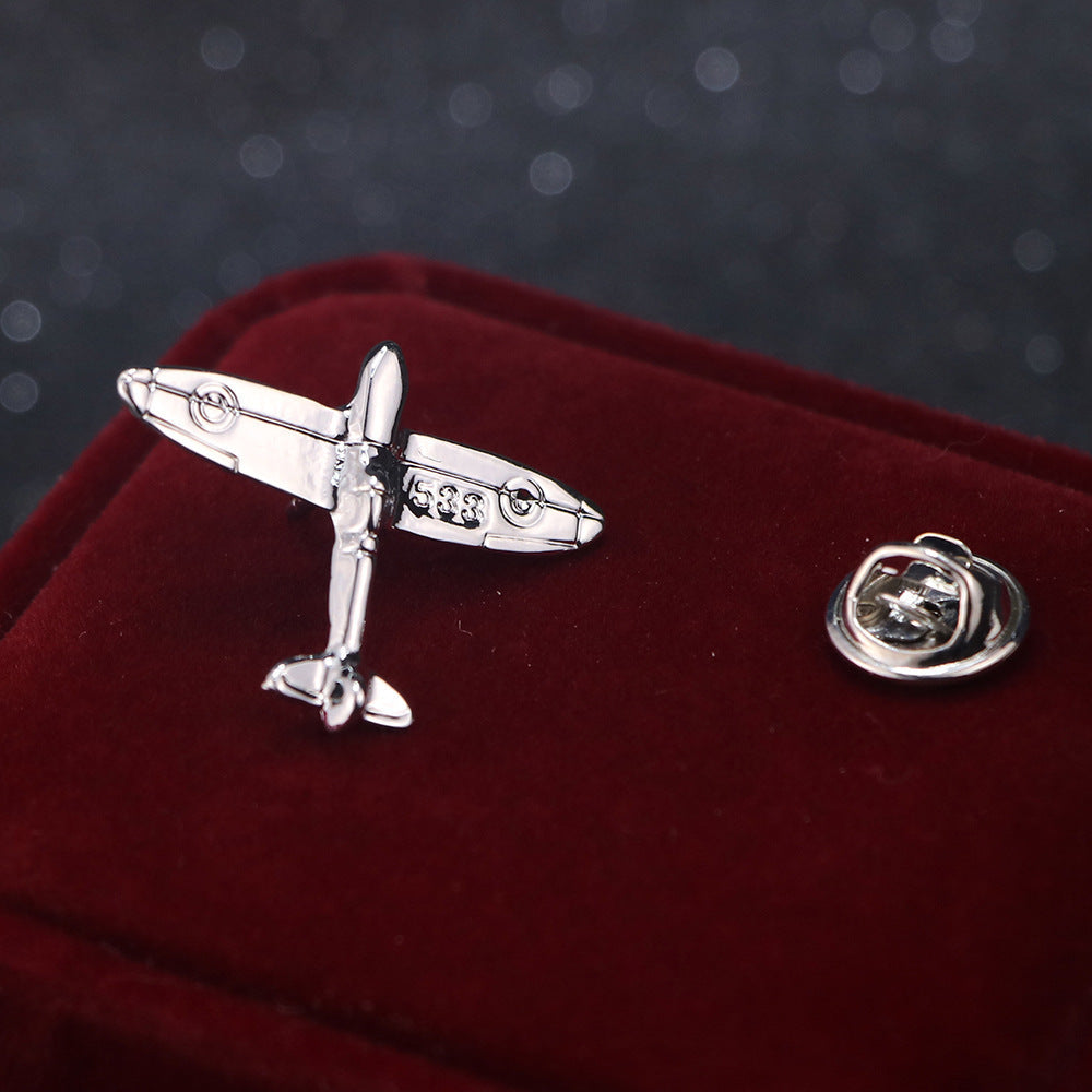 Trendy Small Aircraft Alloy Corsage for Suits & Sweaters