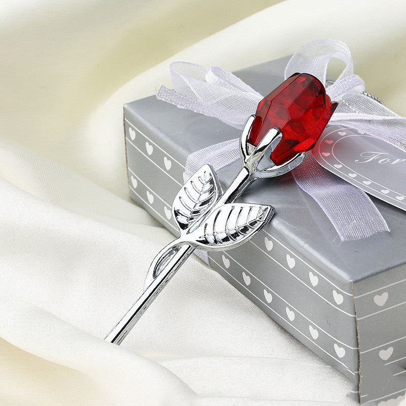 Crystal Metal Rose Valentine's Day Gift
