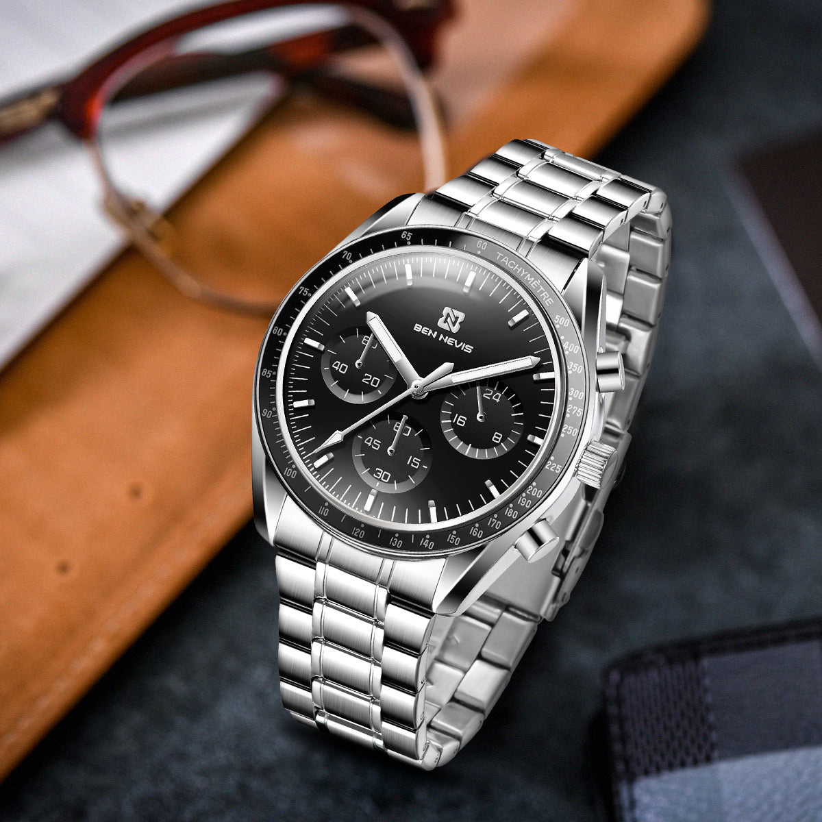 Men's Multifunctional Quartz Fashion Watch