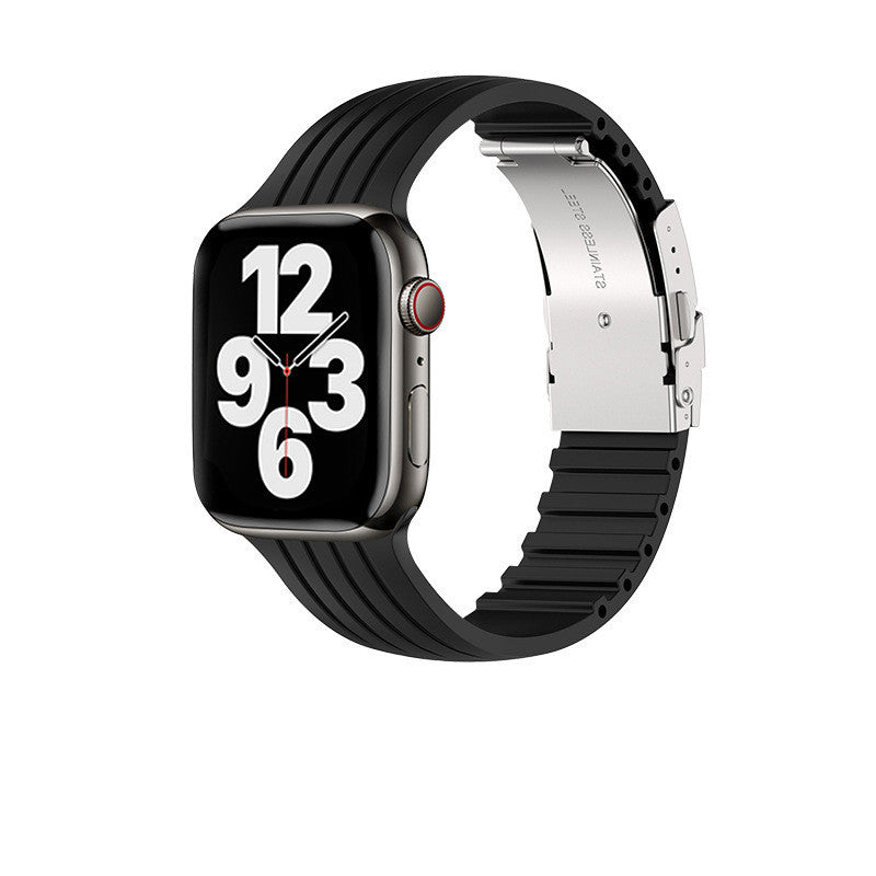 Silicone Stripe Strap for Apple Watch