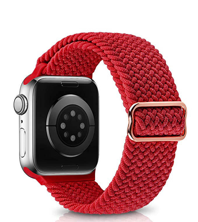 Adjustable Woven Nylon Watchband for Apple Watch