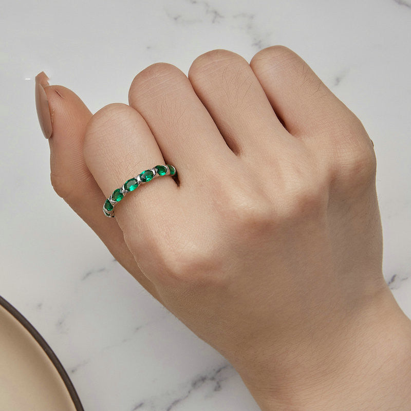 Elegant Sterling Silver Fashion Ring