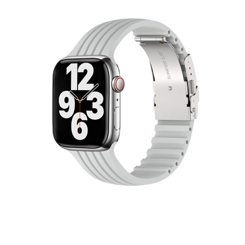Silicone Stripe Strap for Apple Watch
