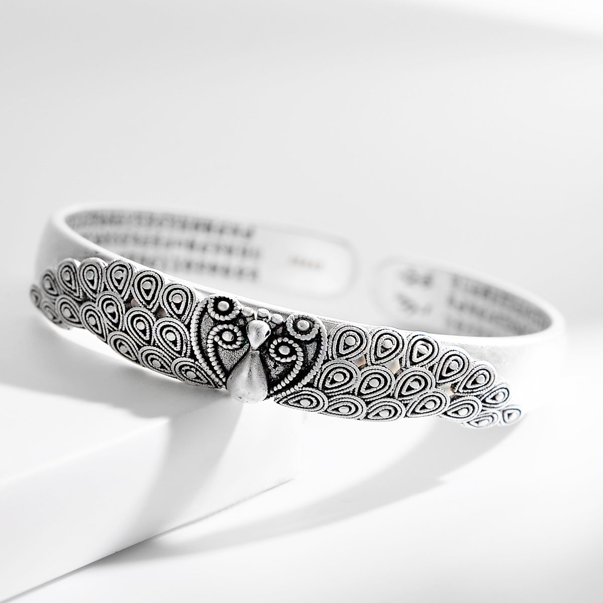 Antique Copper Plated Peacock Bracelet