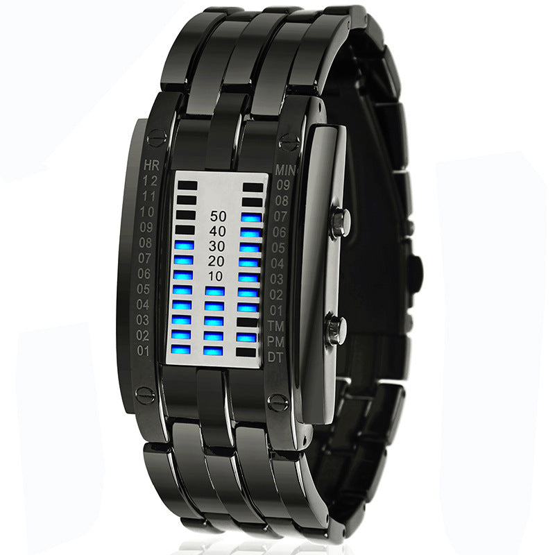 Binary LED Retro Electronic Watch