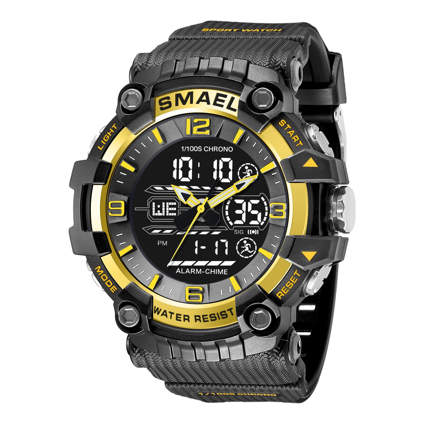 Sporty Luminous Waterproof Alarm Watch