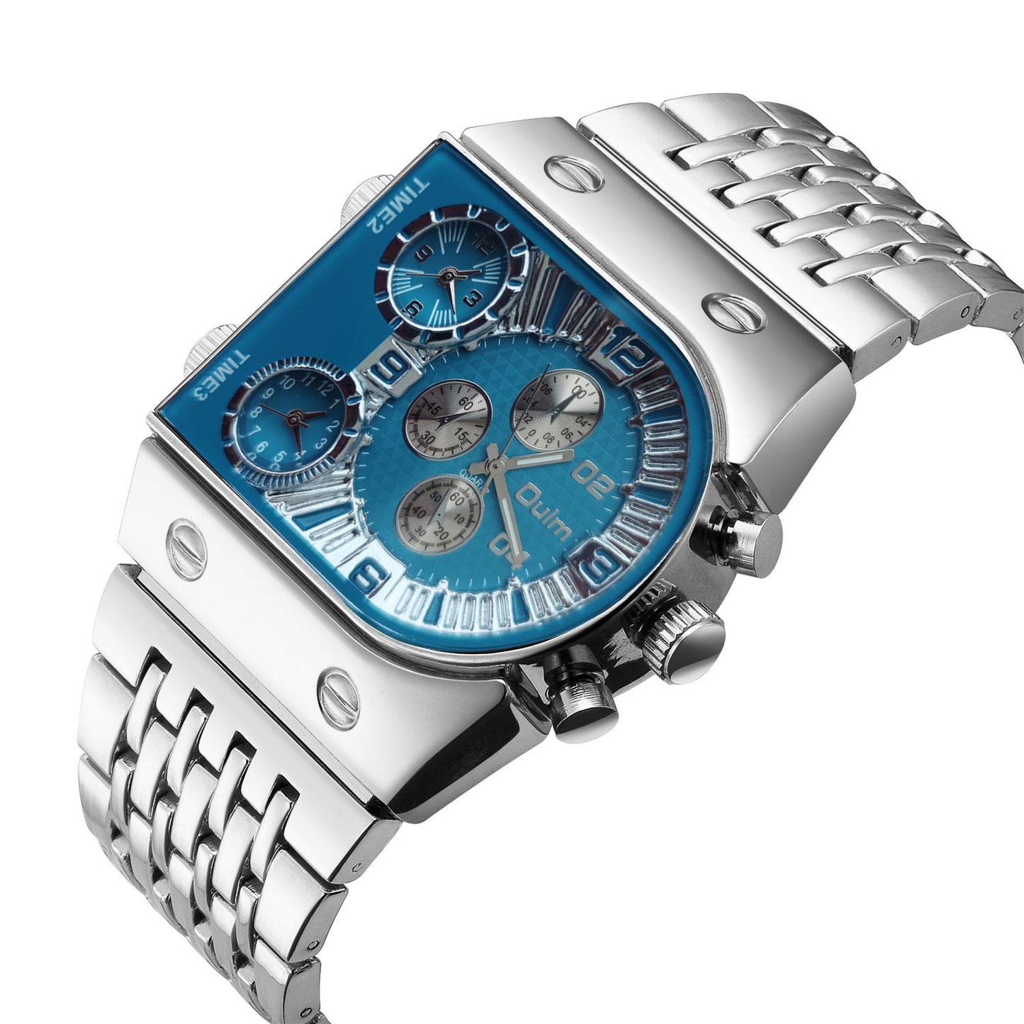 Luminous Men's Casual Gold Steel Band Watch