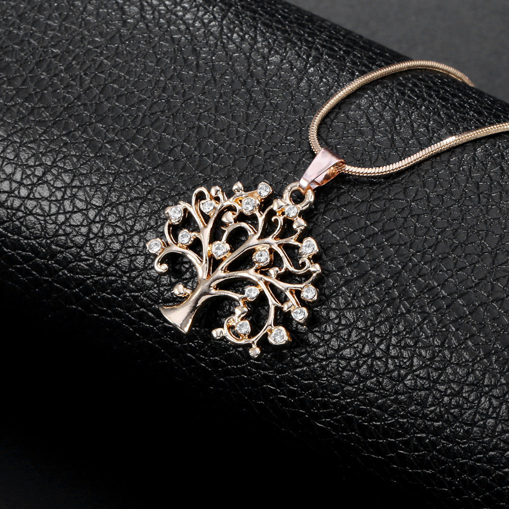 Grand Tree Of Life Multi-Layer Pendant Necklace
