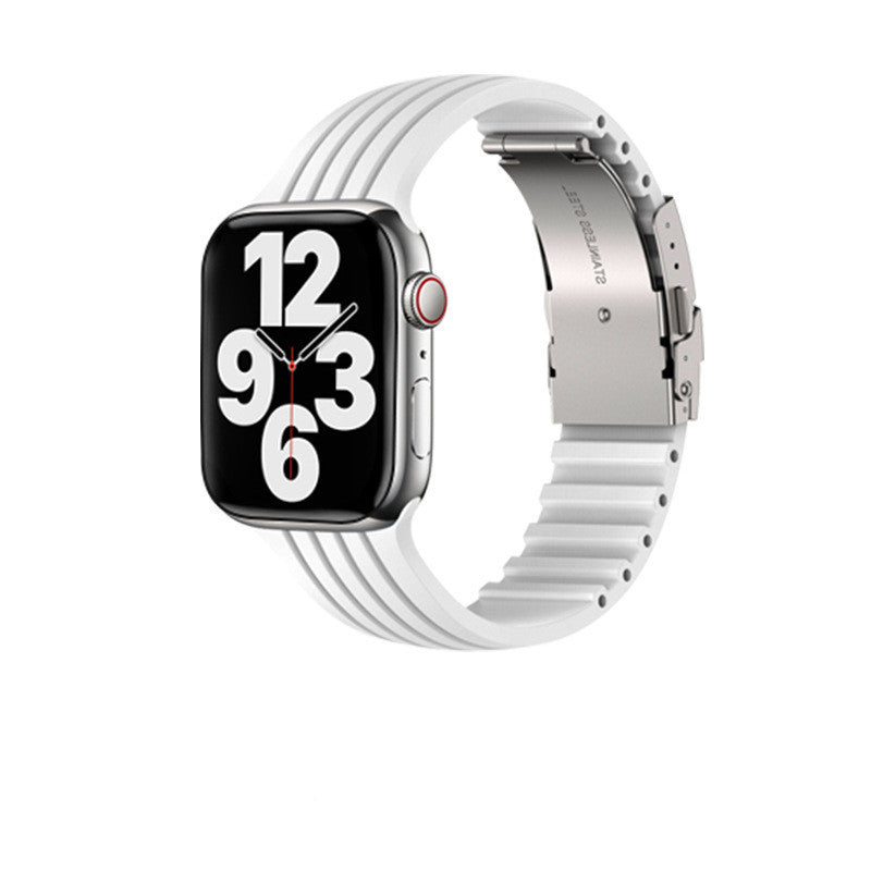 Silicone Stripe Strap for Apple Watch