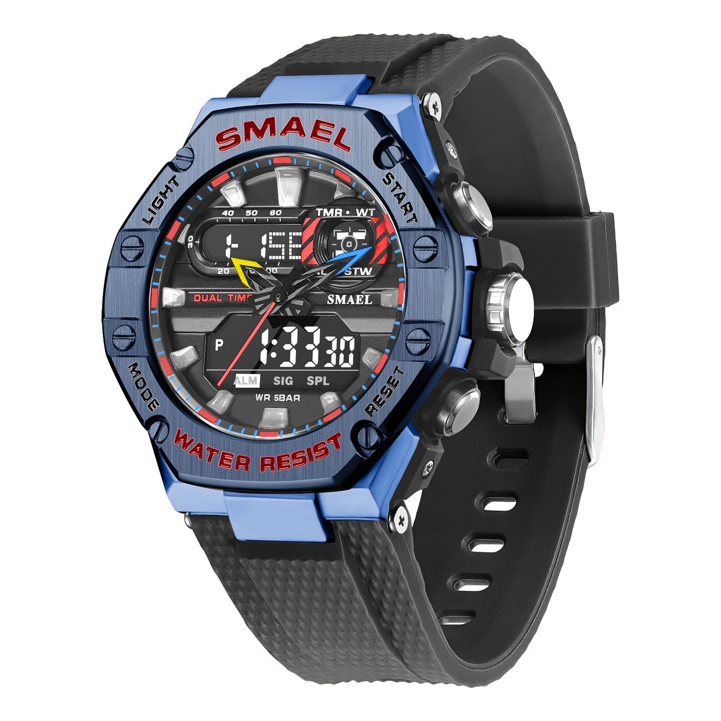 Digital Alloy Electronic Watch for Men