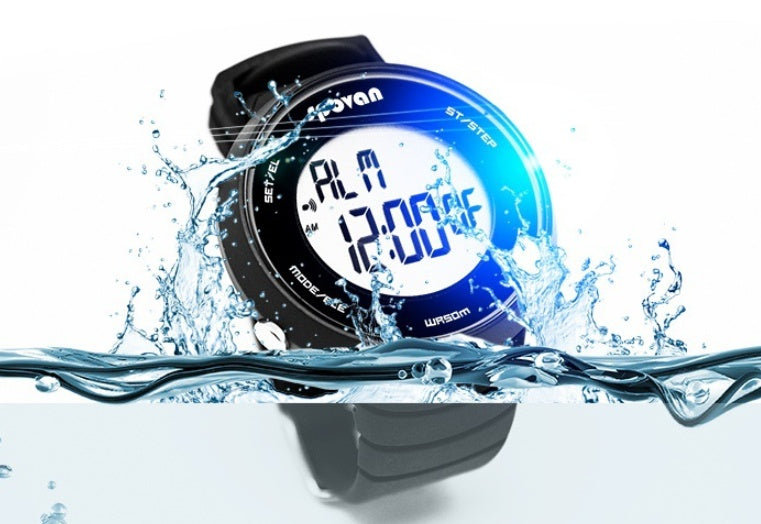 Stylish Bluetooth Smart Sports Watch with Step Meter