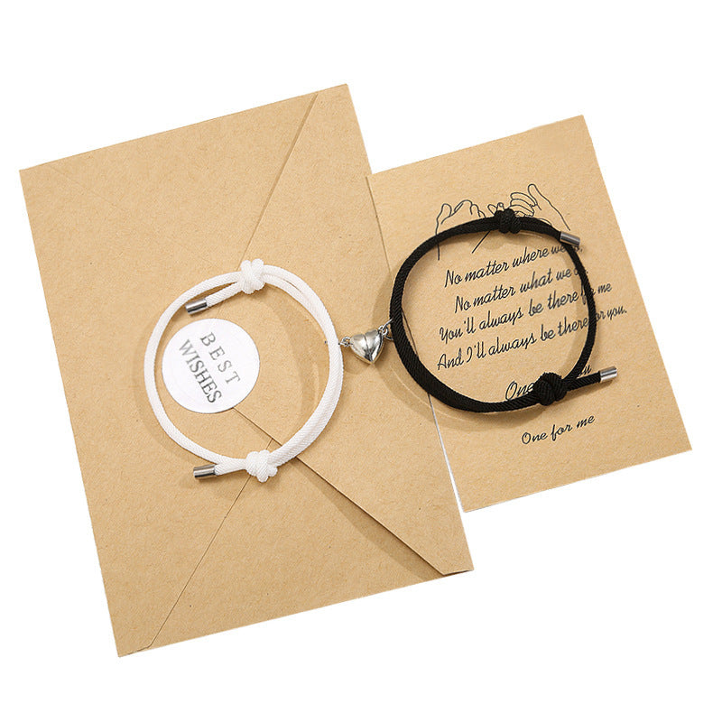 Minimalist Magnetic Love Bracelet Set