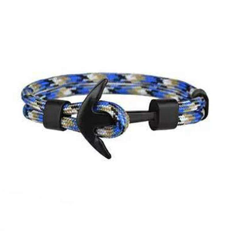 Nautical Anchor Braided Bracelet