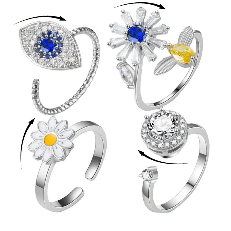 Fashionable Anxiety Spinner Rings