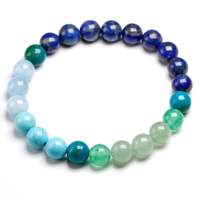 Natural Stone Lapis Lazuli 8MM 108 Bead Jewelry Set