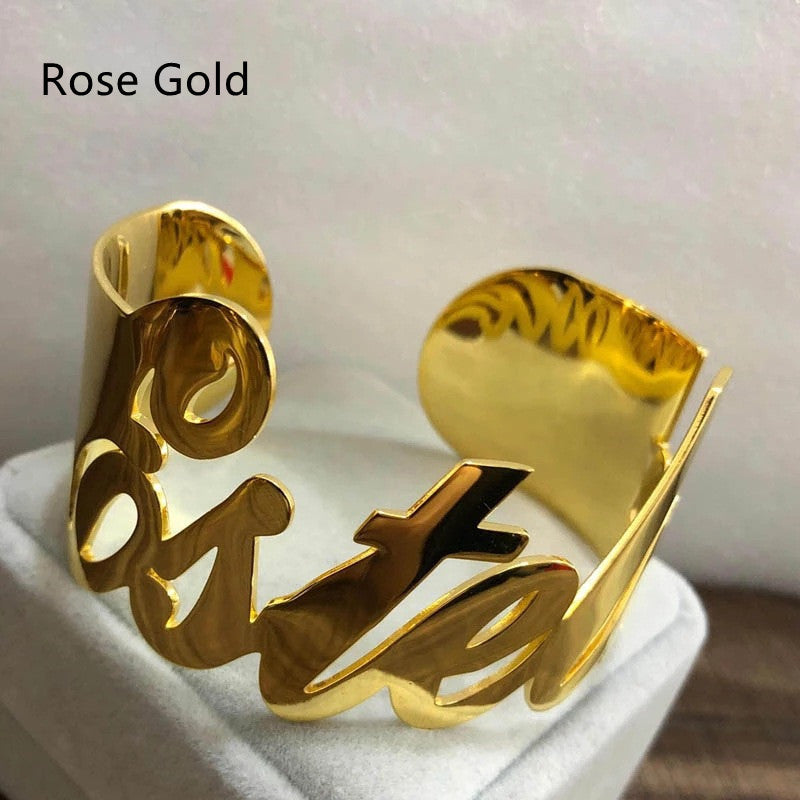 Custom Name Letter Bracelet