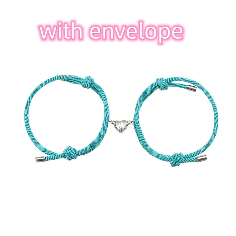 Minimalist Magnetic Love Bracelet Set