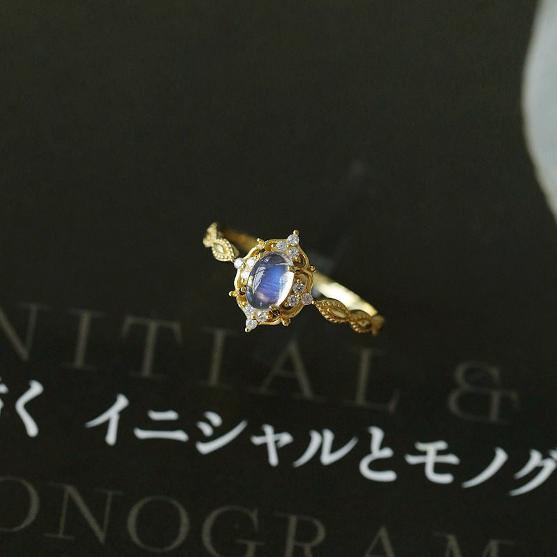 Exquisite Geometric Retro Ring