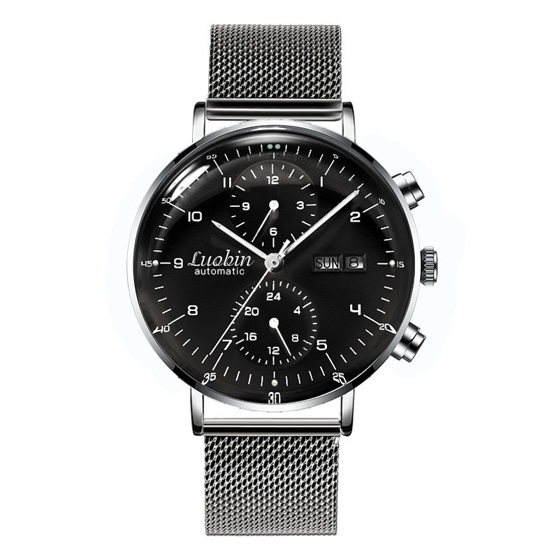 Multifunctional Business Luminous Waterproof Automatic Mechanical Watch